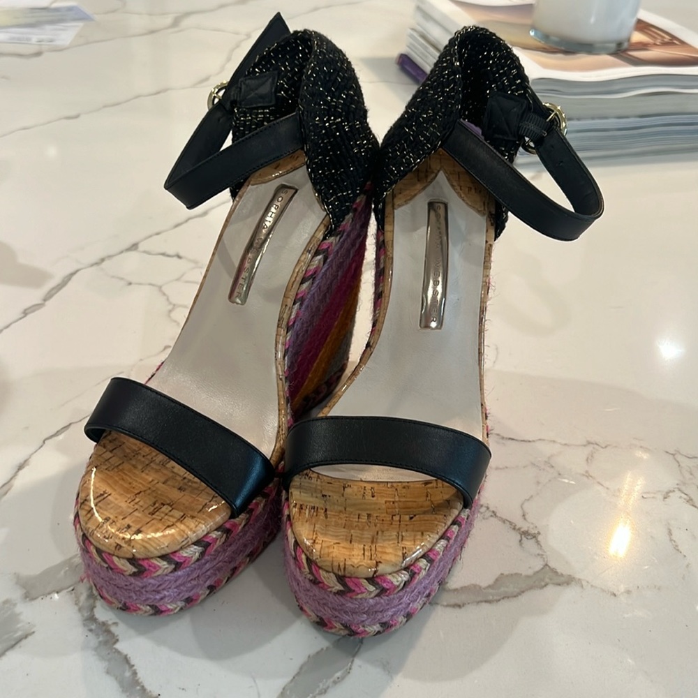 Sofia Webster Multi Colored Wedges - image 3